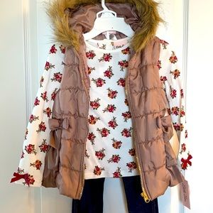 Little Lass Girls Size 6 / 3 Piece Set for Spring